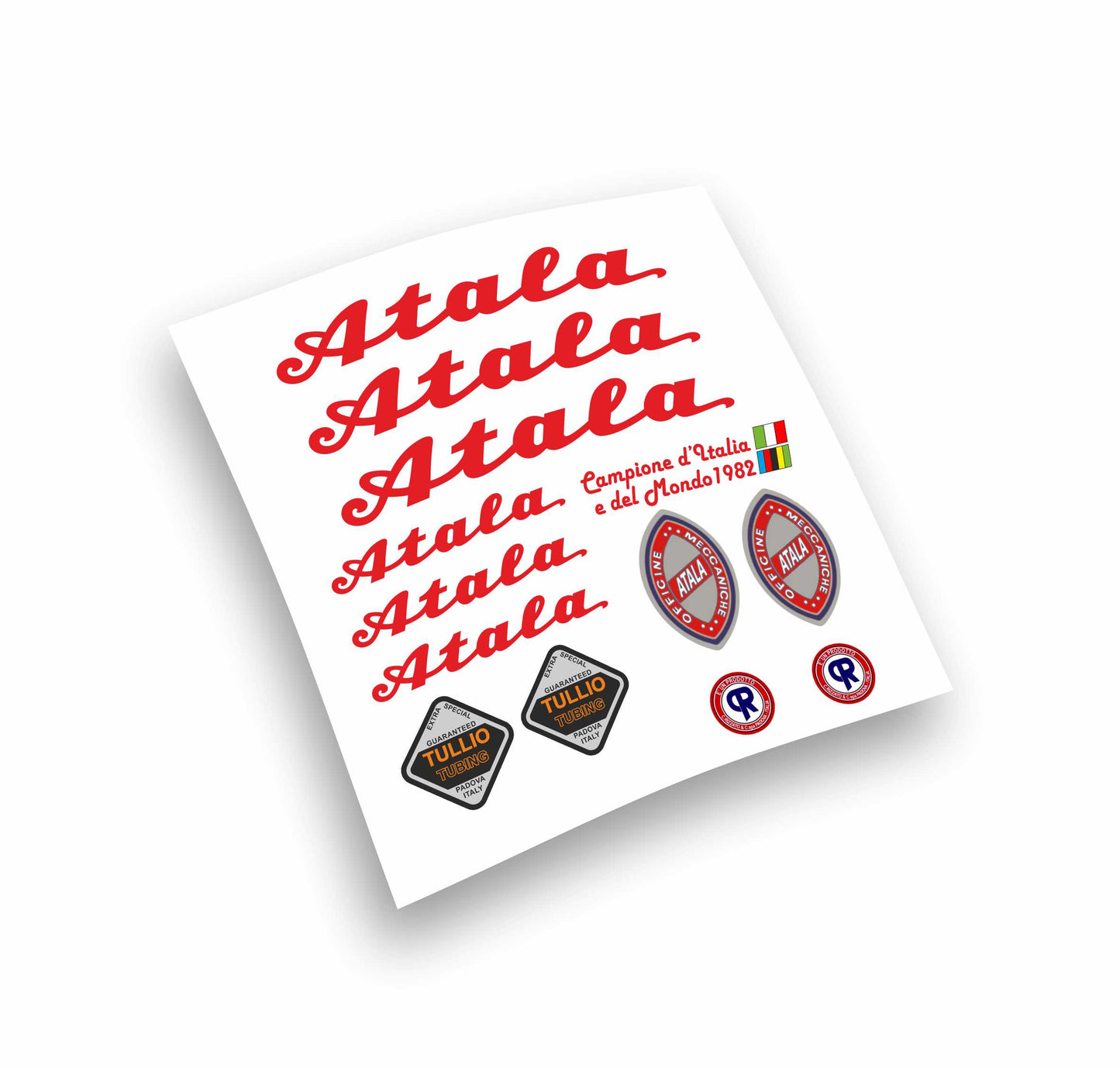 atala campione d'Italia e del Mondo 1982 kit adesivi
