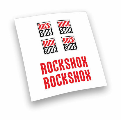 Kit adesivi forcella bicicletta mtb rock shox stickers fork