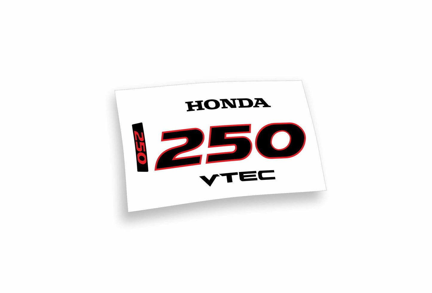 Honda 250 vtec adesivi sticker motoscafo barche motore