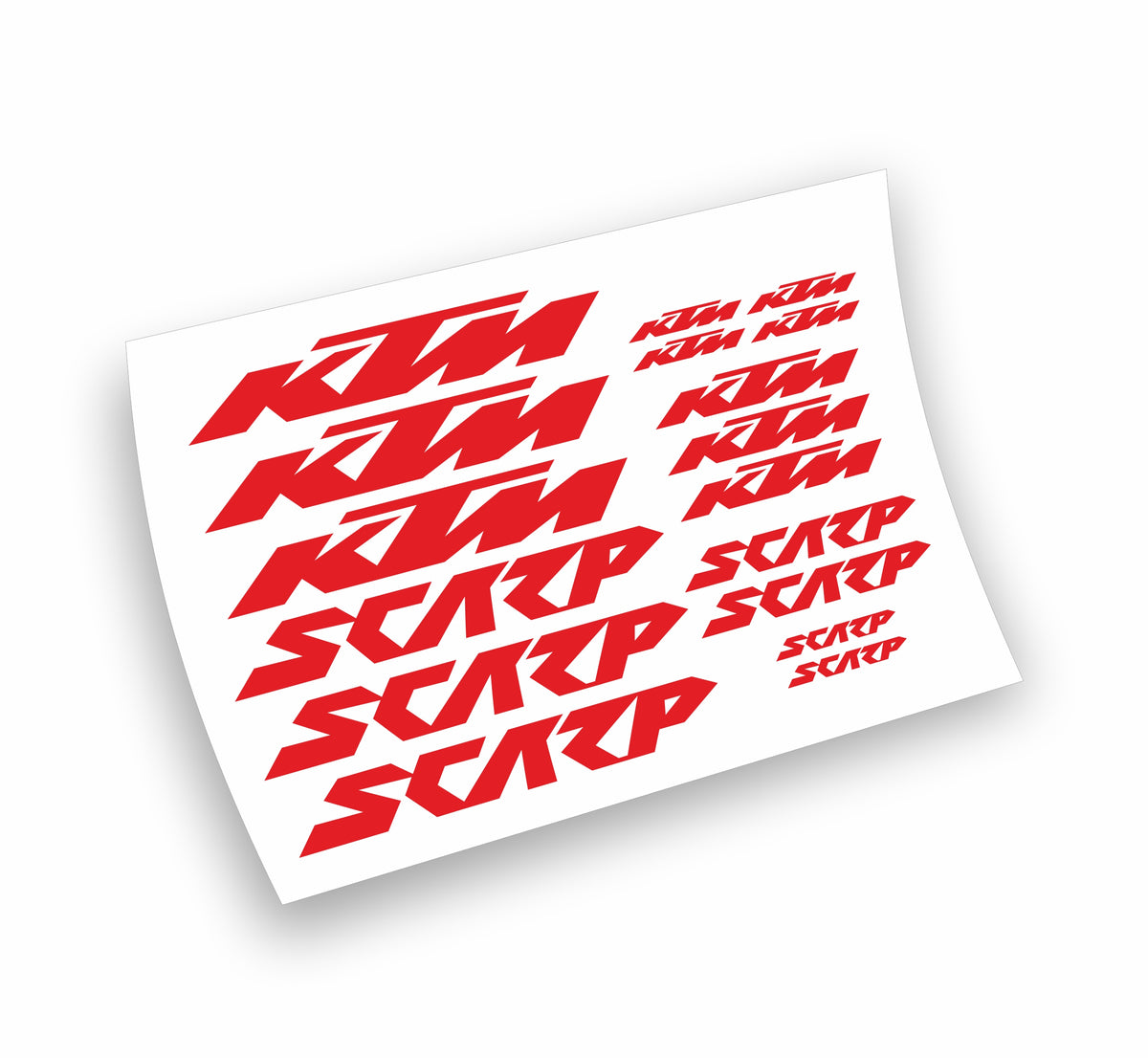 KTM Scarp kit adesivi completo per mountain bike biciletta mtb 17 pezzi