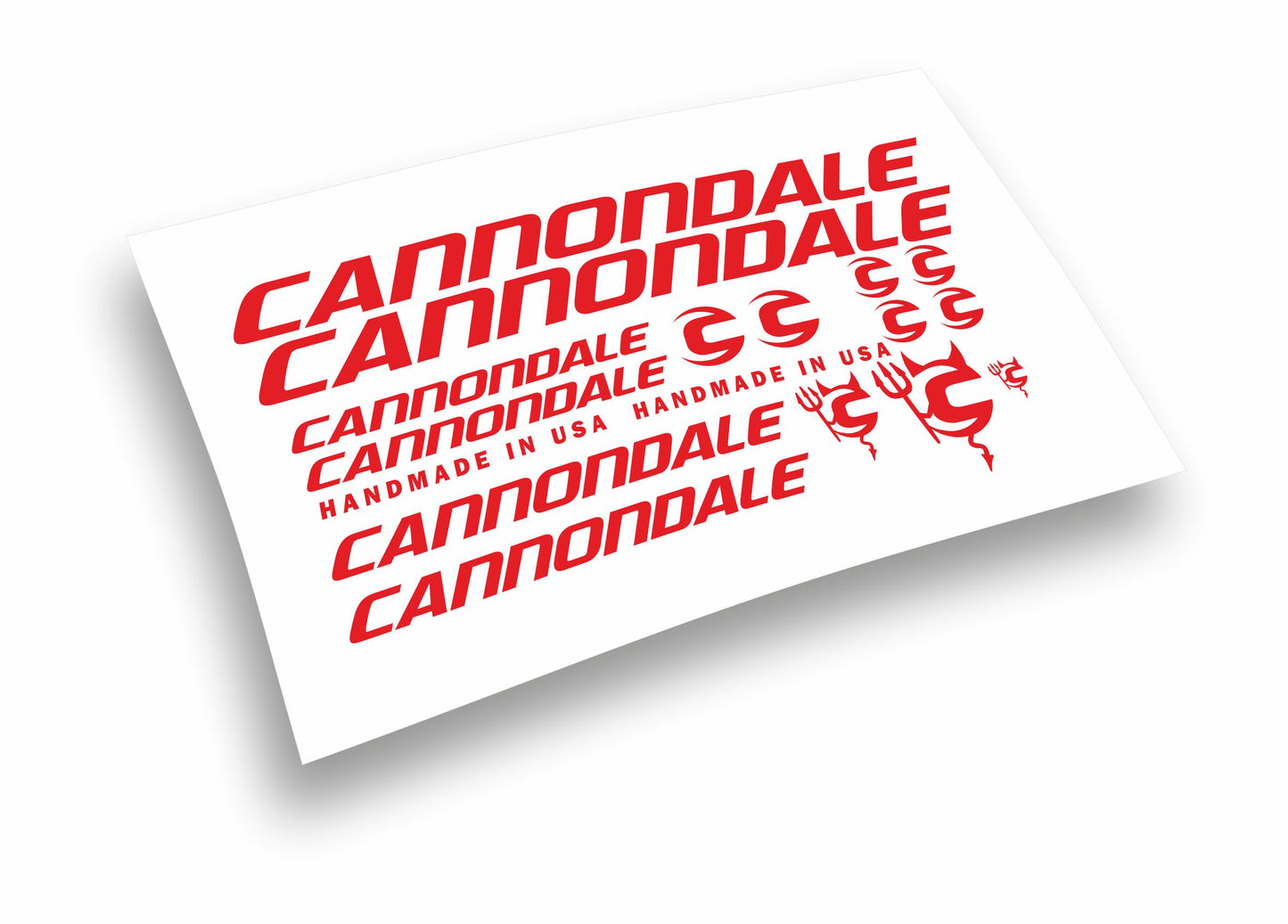 Cannondale kit adesivi per mountain bike completo 14 pezzi
