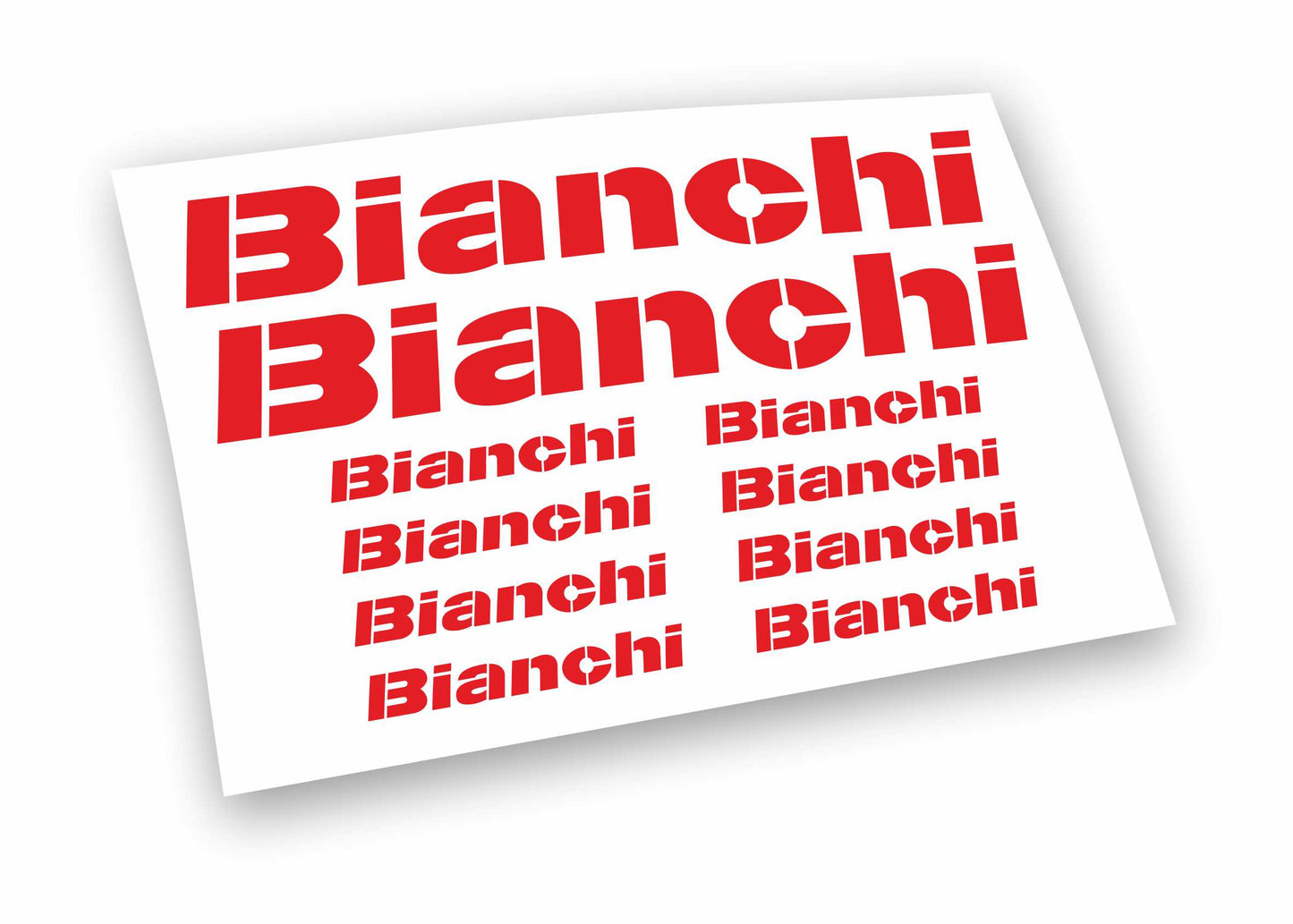 kit adesivi bicicletta bianchi colore personalizzato