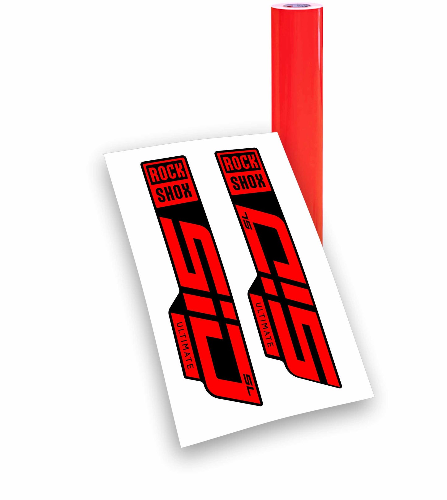 Rock Shox kit sid ultimate sl 2021 adesivi bicicletta colore personalizzato con fondo