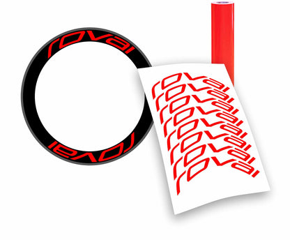 Kit adesivi/stickers cerchi bici bdc ROVAL profilo 60mm colori a scelta 8 pezzi wheel stickers