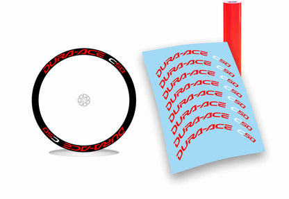 dura-ace c50 shimano kit adesivi stickers per ruote