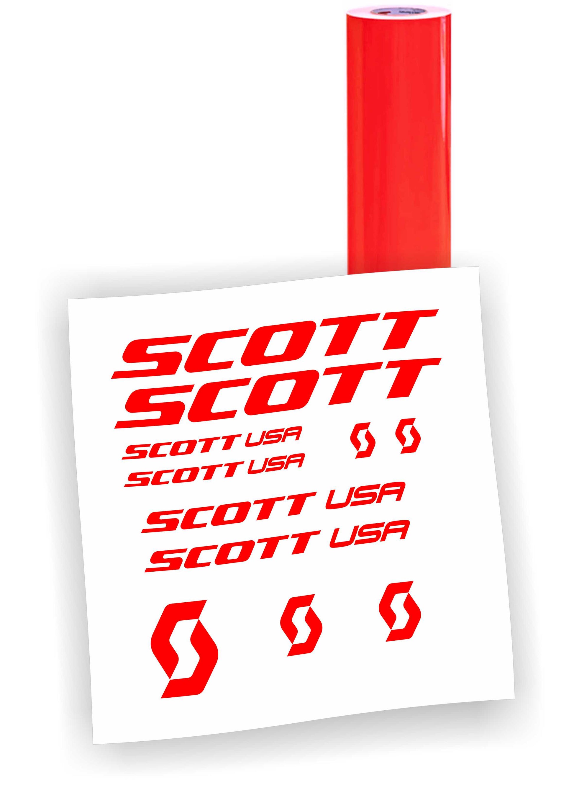 Kit adesivi/stickers bicicletta scott colori a scelta 11pz bicicletta mtb bdc Kit adesivi/stickers bicicletta scott colori a scelta 11pz bicicletta mtb bdc