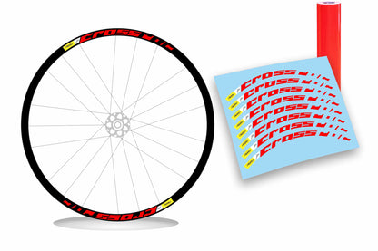 Adesivi cerchi bici mtb MAVIC CROSSROC Anche fluorescente 26-27,5-29 pollici