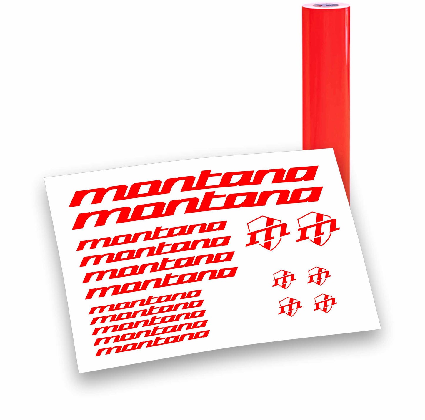 Montana kit adesivi per mountain bike e bici da corsa completo 17 pezzi