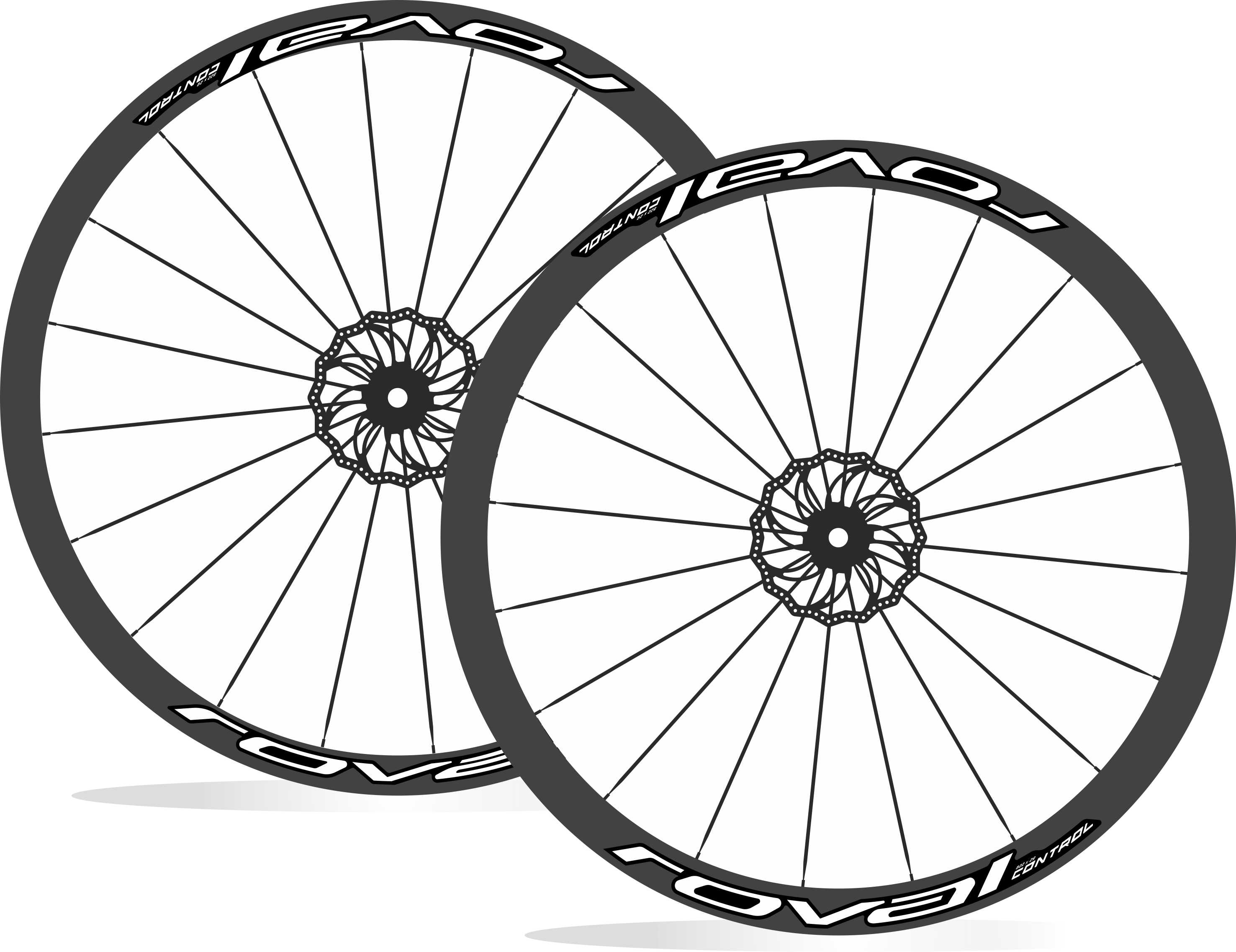 Roval Control Asymmetric 2023 adesivi cerchi bici mtb sticker personal ...