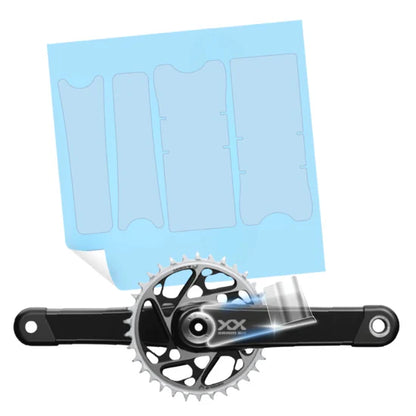 Kit Protezioni Bike: Pellicola Protettiva Pedivelle SRAM XX + Adesivi Protezione Telaio Standard