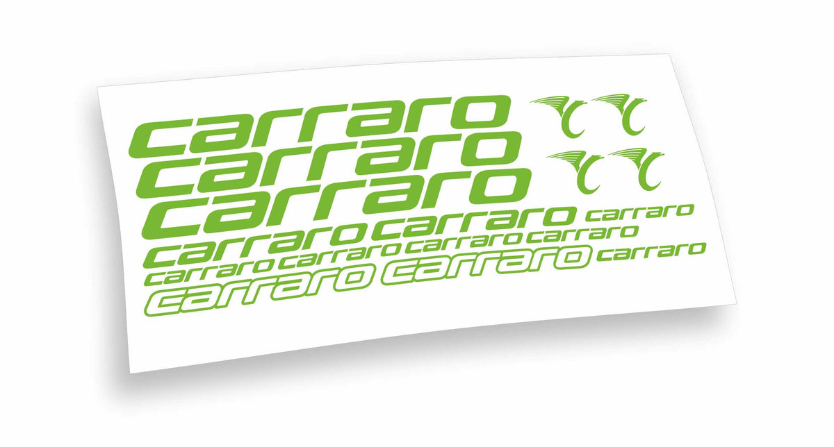 Carraro kit adesivi bicicletta da corsa e mountain bike colore personalizzato