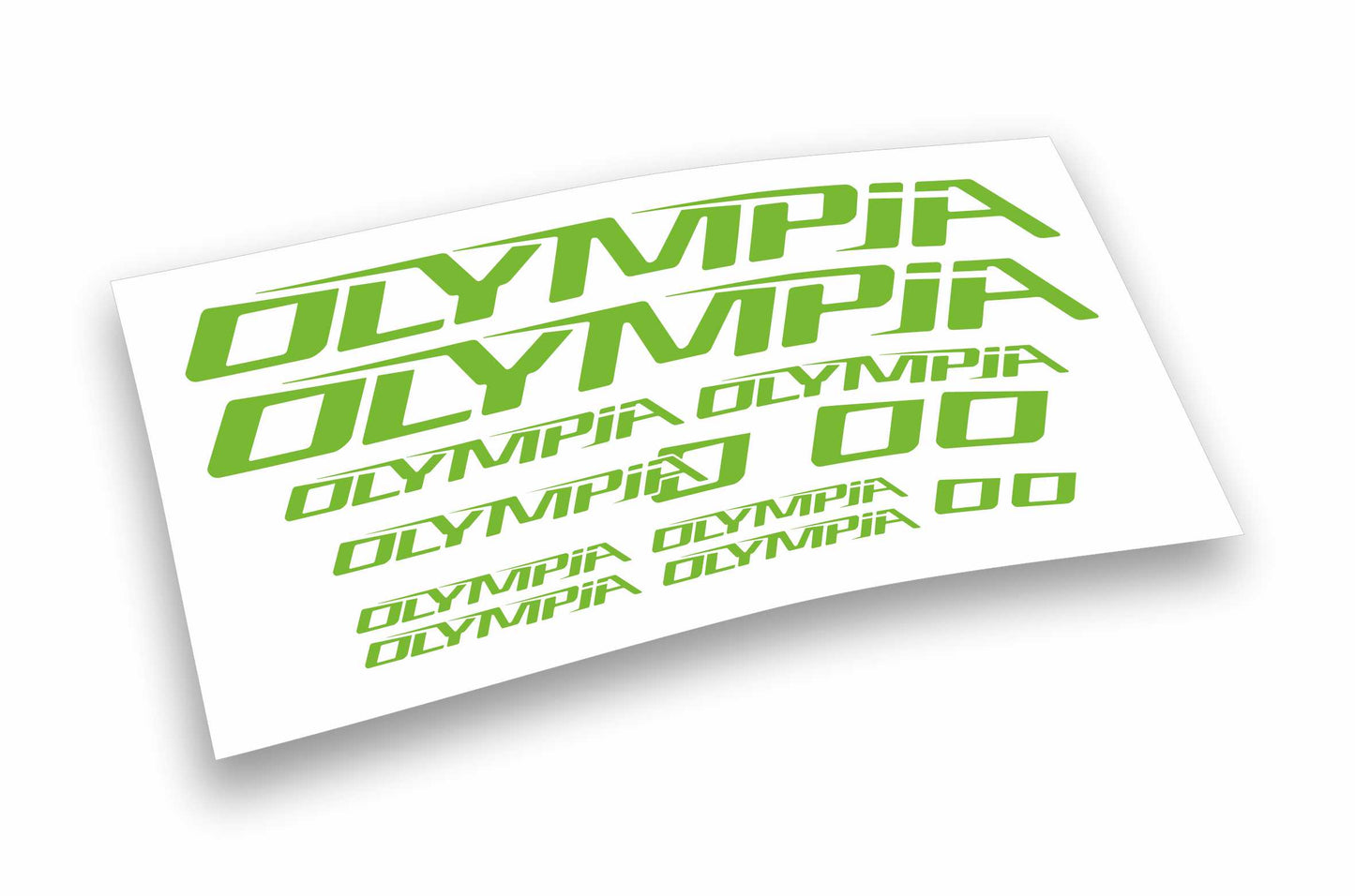 OLYMPIA kit adesivi bicicletta colori personalizzati anche fluo