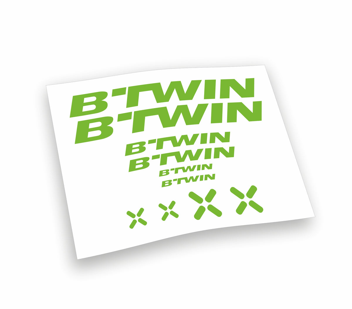 Kit Adesivi BTWIN personalizzati per telaio