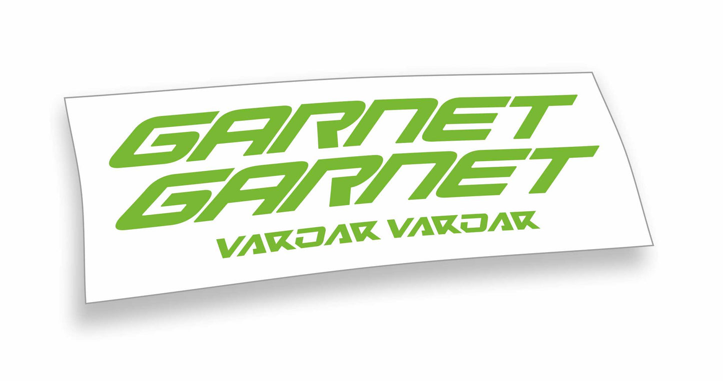 Garnet Vardar Kit adesivi bicicletta colore personalizzato