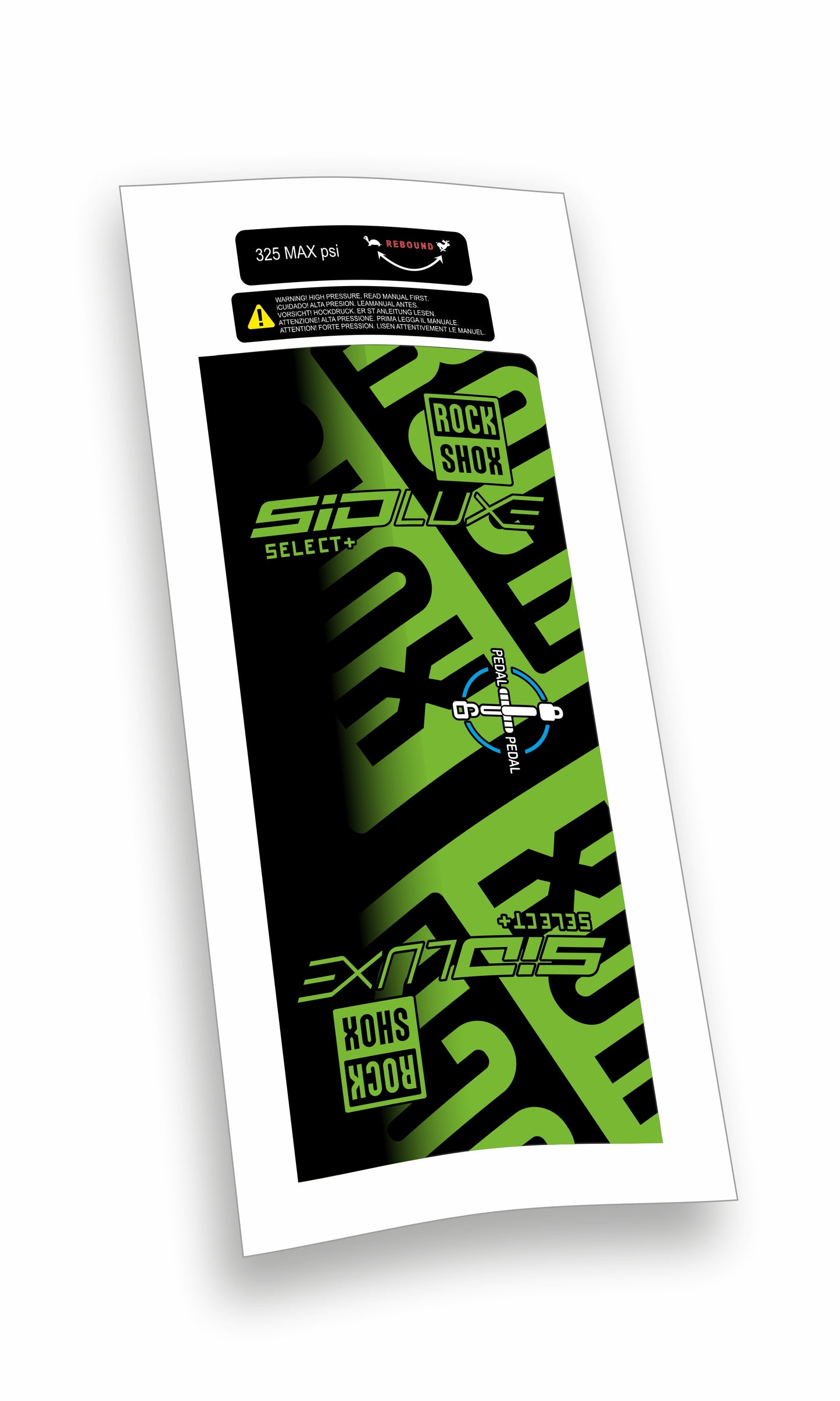 Rock Shox kit Sid Luxe Select+ Blocco Pedivella adesivi bicicletta colore personalizzato
