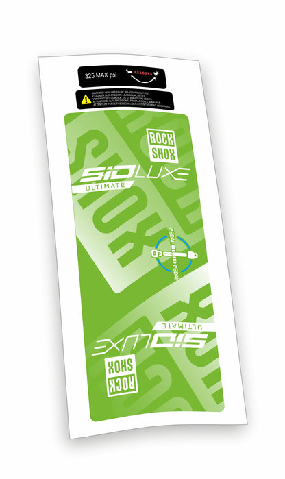 Rock Shox kit Sid Luxe Ultimate Blocco Pedivella adesivi bicicletta colore personalizzato