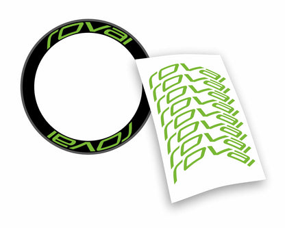 Kit adesivi/stickers cerchi bici bdc ROVAL profilo 60mm colori a scelta 8 pezzi wheel stickers