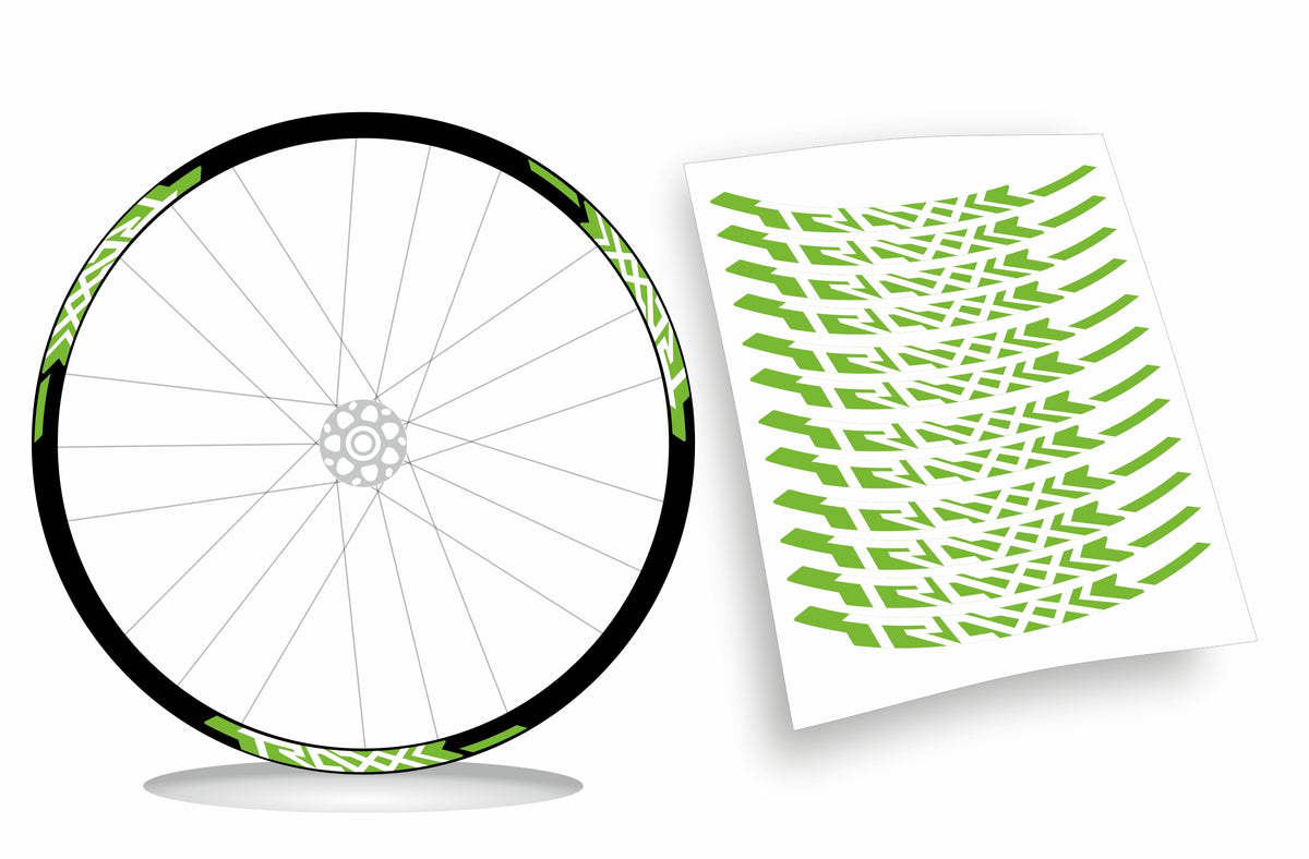 Traxx - Kit adesivi cerchi bicicletta mountain bike