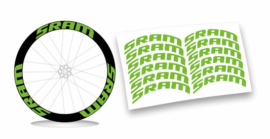 SRAM adesivi cerchi bici da corsa personalizzati profilo 50/60