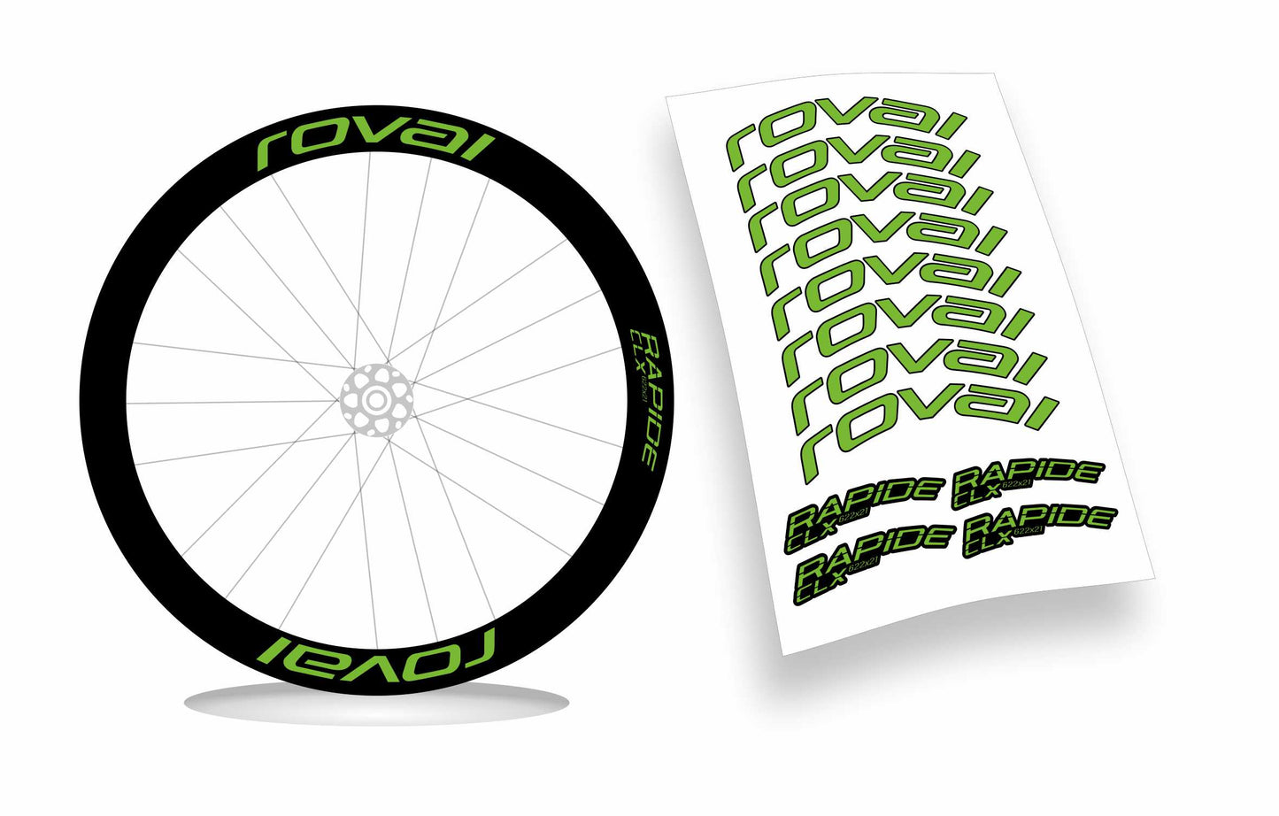 ROVAL Rapide CLX adesivi stickers ruote