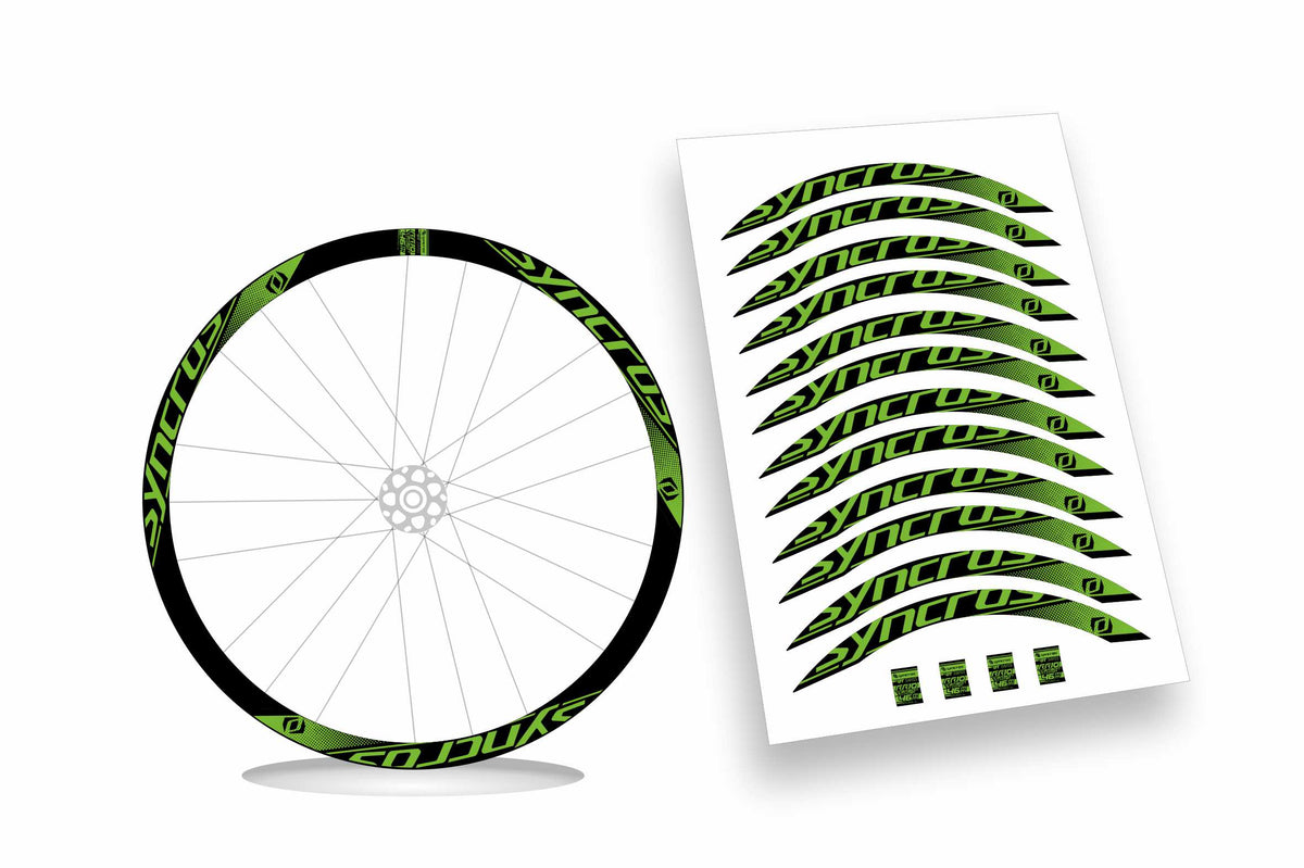 Syncros DT Swiss rr10 carbon clincher 46 Kit adesivi cerchi bici da corsa 28" colore personalizzato