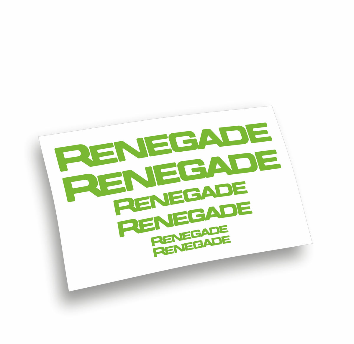 Jeep Renegade Kit adesivi Auto 6 pz.