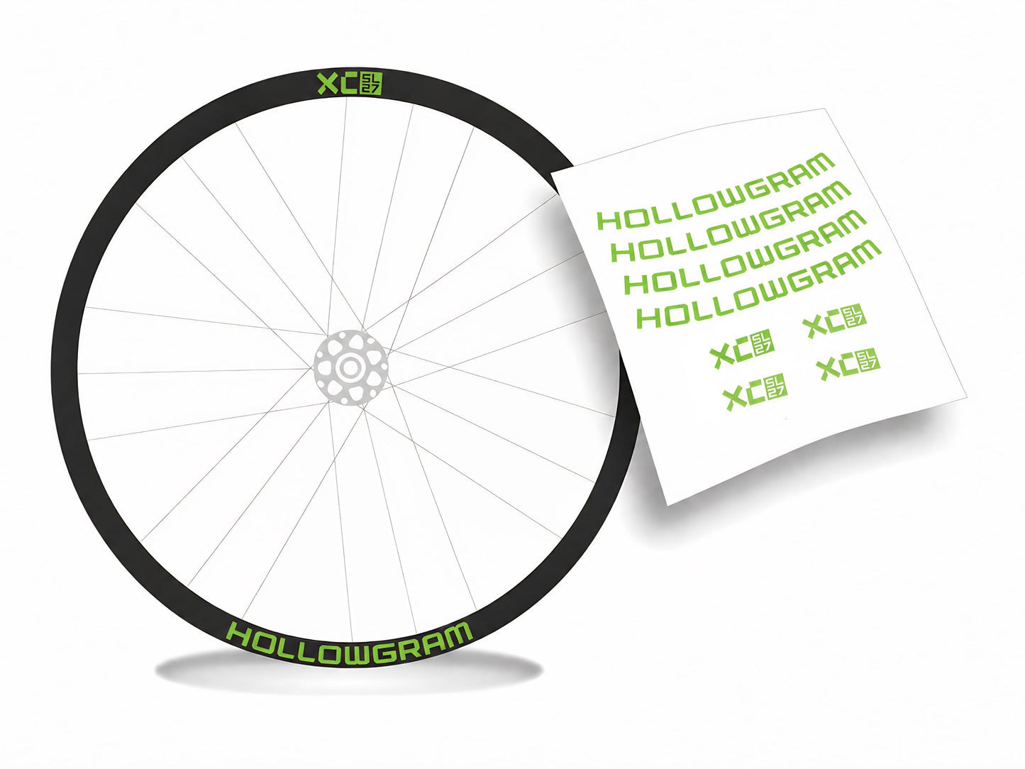 Hollowgram XC SL27 adesivi cerchi bicicletta mtb