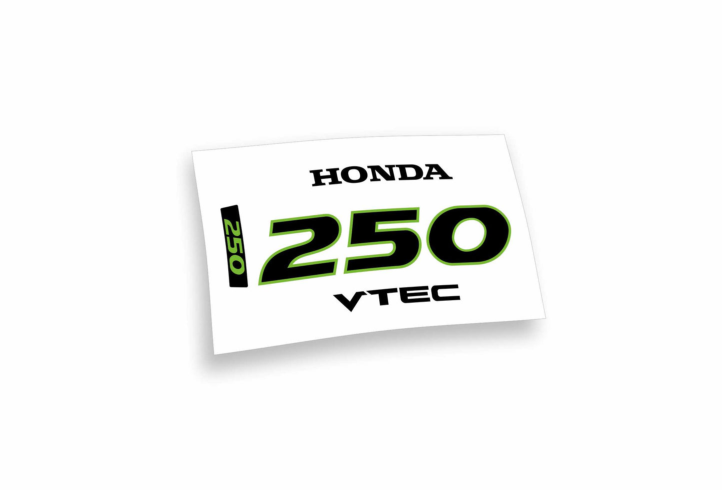 Honda 250 vtec adesivi sticker motoscafo barche motore