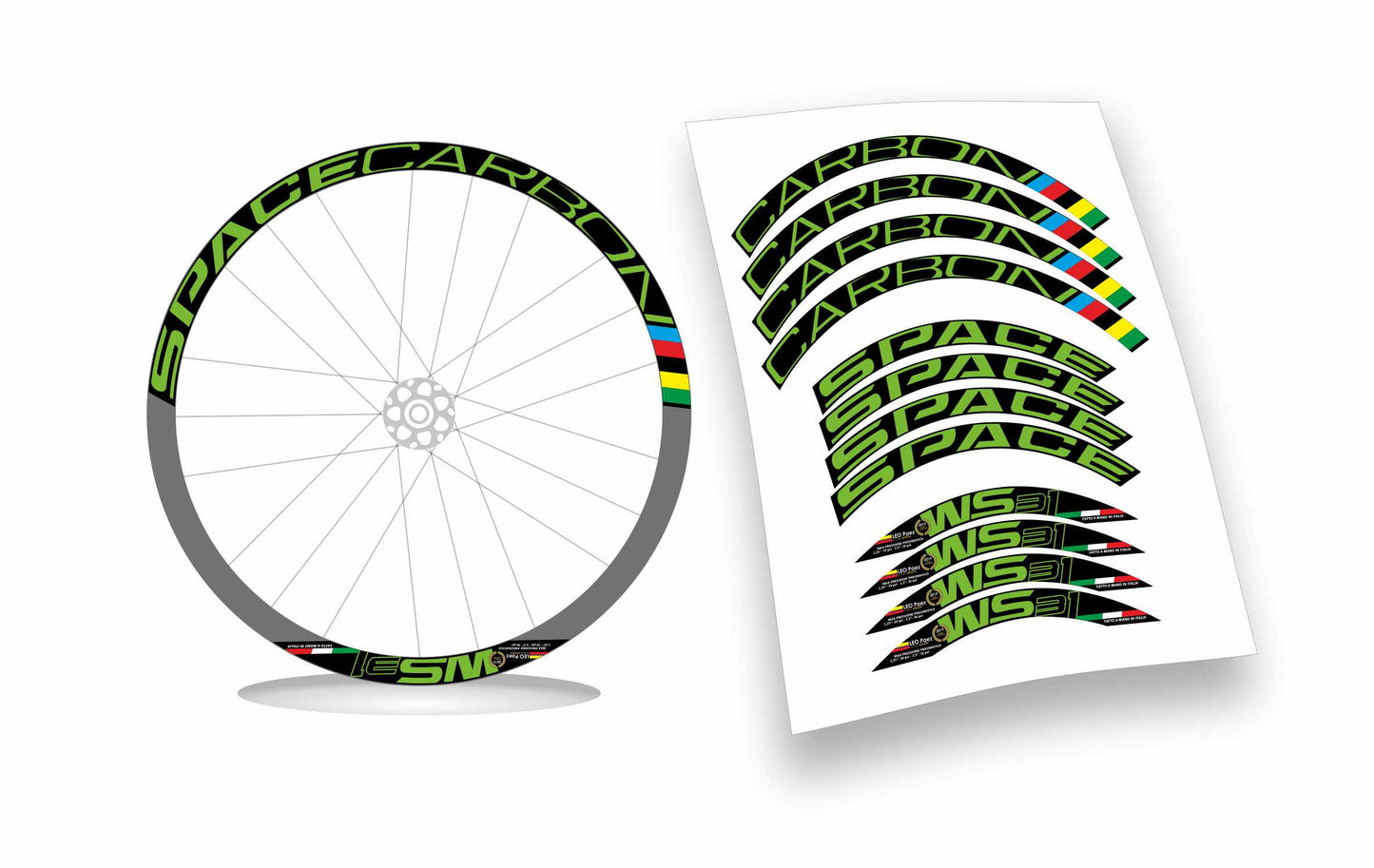 Space Carbon 31 kit adesivi personalizzati