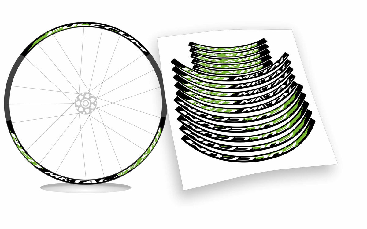 kit adesivi fulcrum RED METAL XRP per cerchi mtb stickers wheel