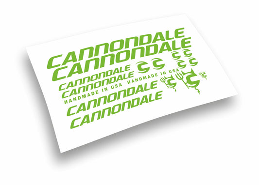 Cannondale kit adesivi per mountain bike completo 14 pezzi