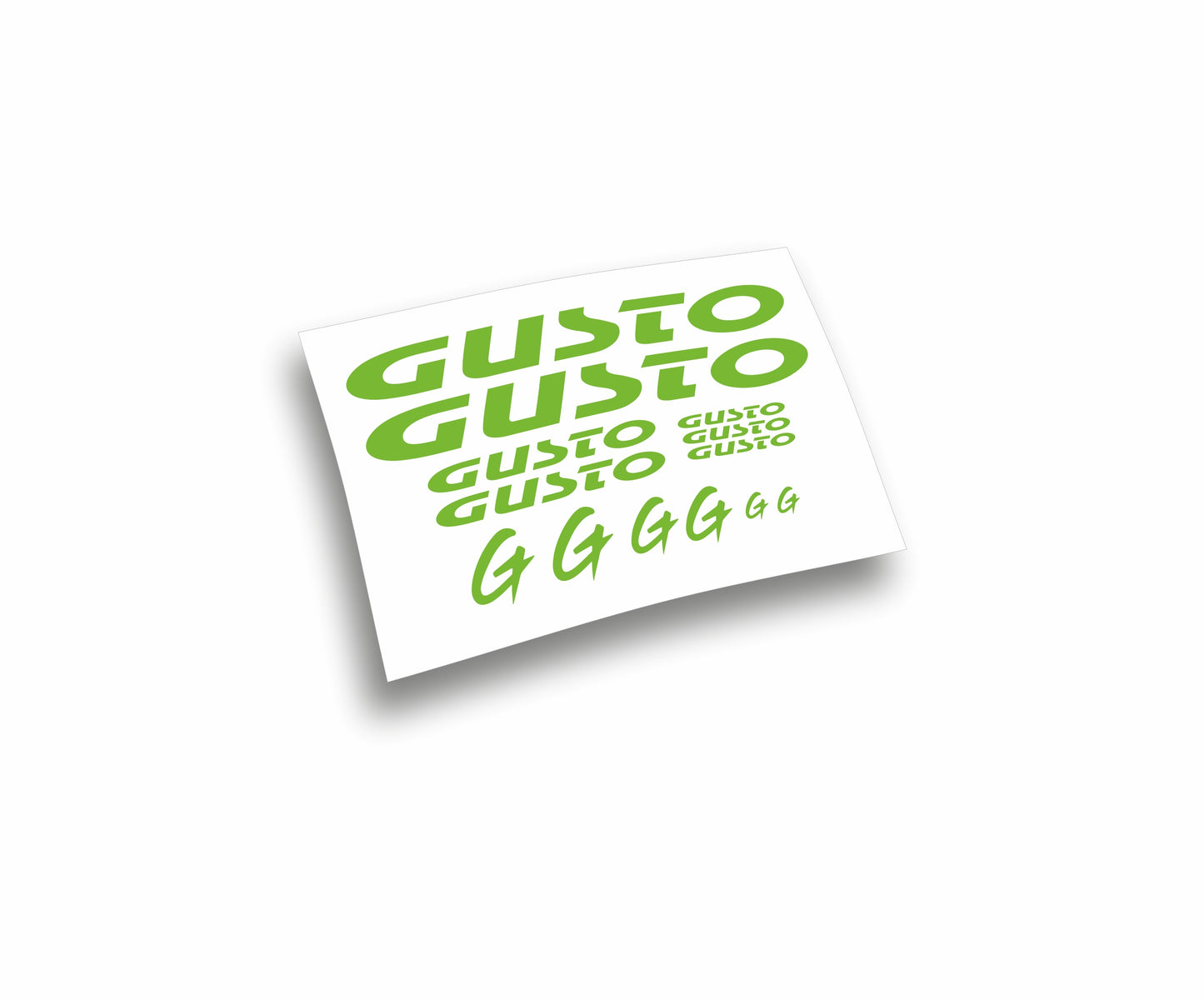 Gusto adesivi per bici colore personalizzato