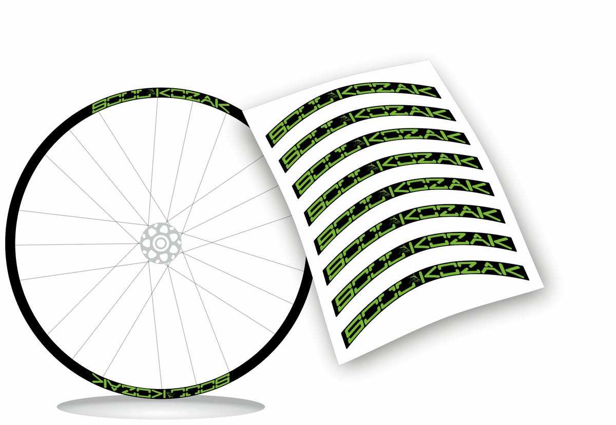 Soul Kozak kit adesivi cerchi bici mountain bike colore personalizzato