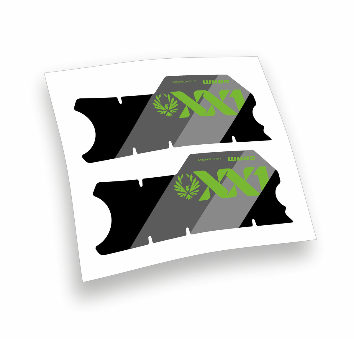 Sram XX1 Eagle Axs DUB adesivi sticker per pedivelle
