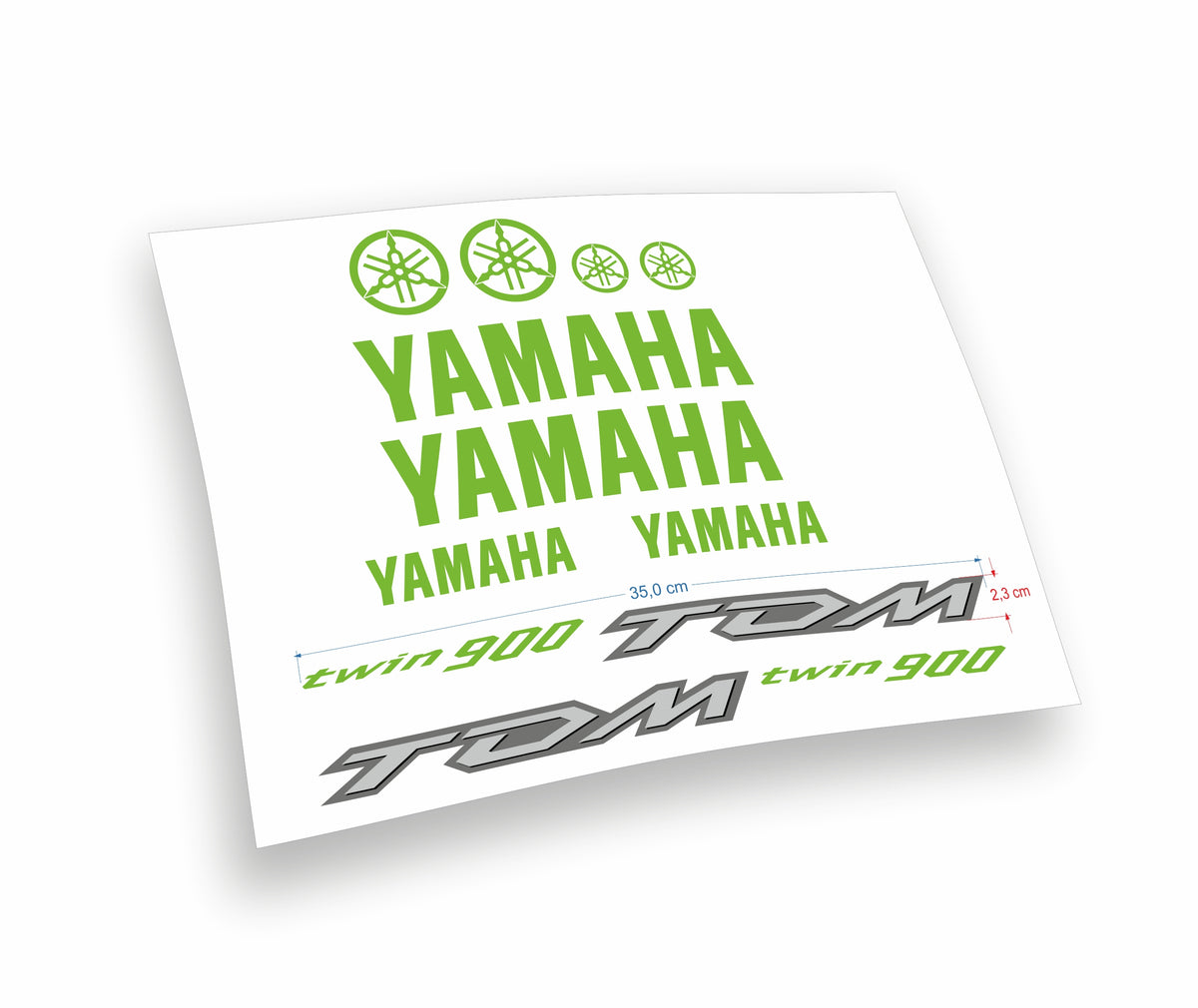 yamaha twin900 TDM Kit adesivi stickers decalcomanie moto