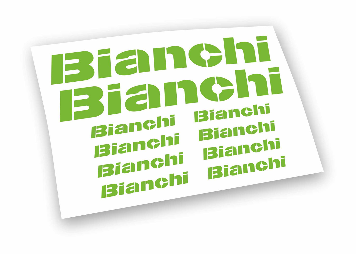 kit adesivi bicicletta bianchi colore personalizzato