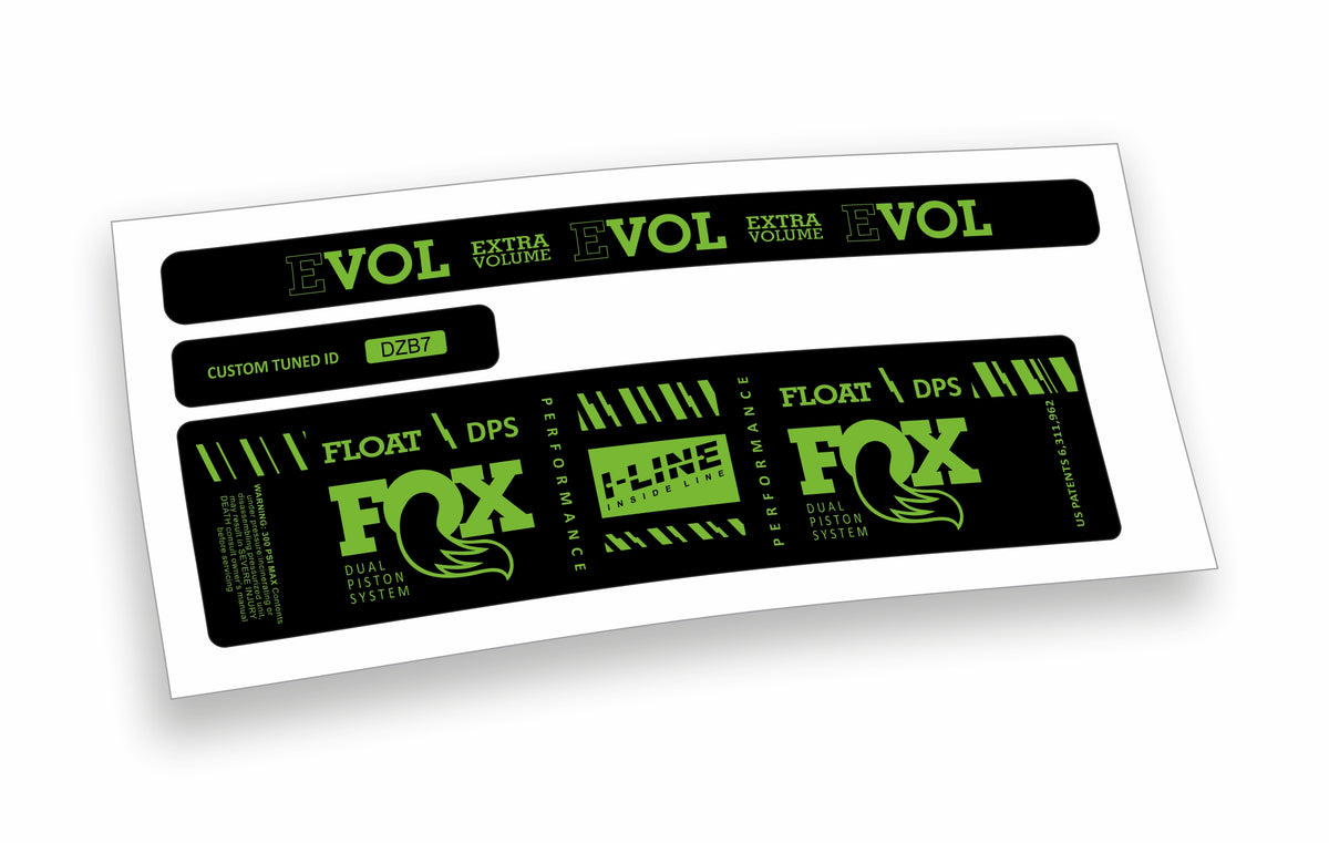 Fox Float DPS Evol Performance 2019/20 adesivi per ammortizzatore posteriore