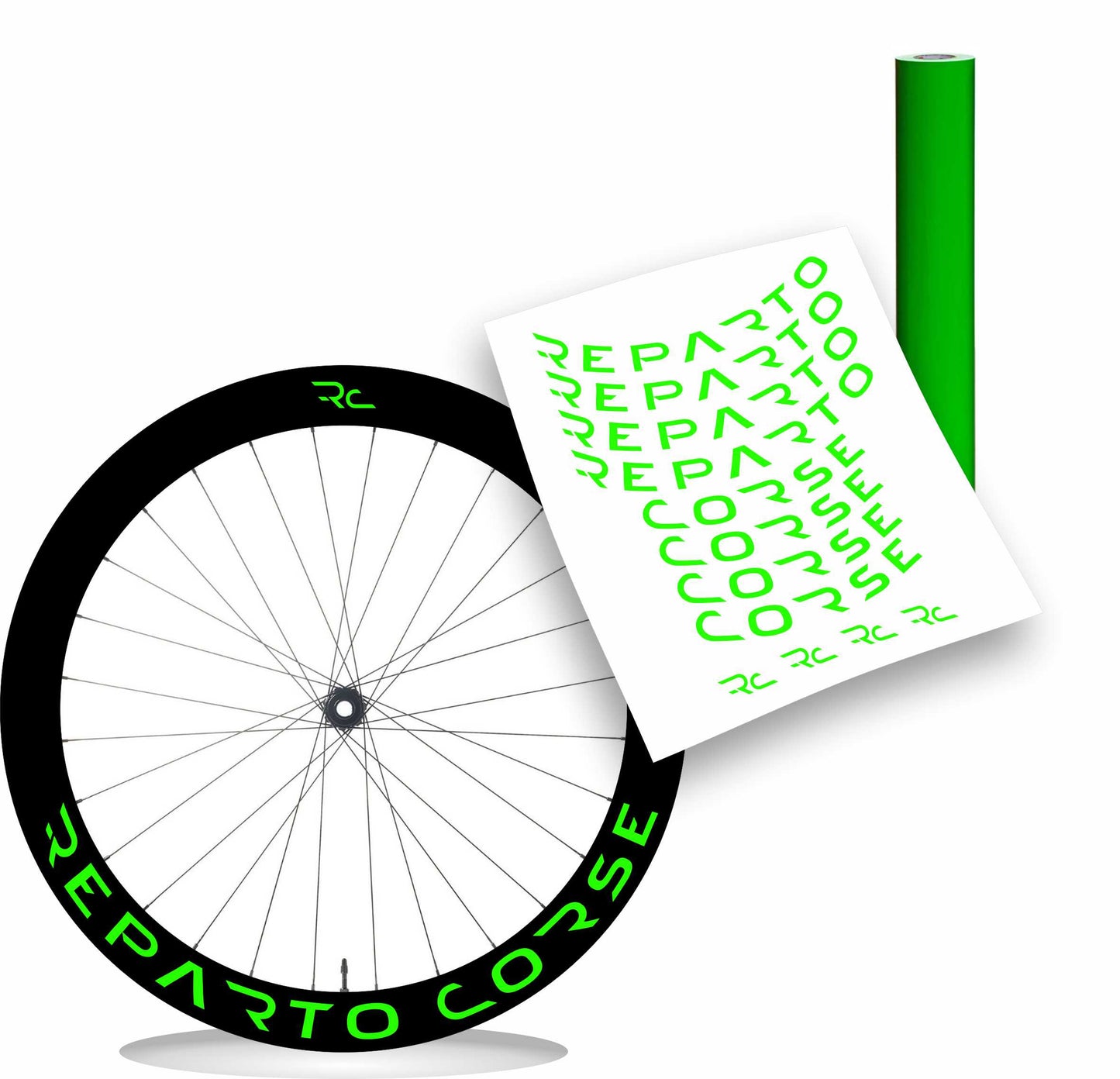Bianchi reparto corse adesivi cerchi