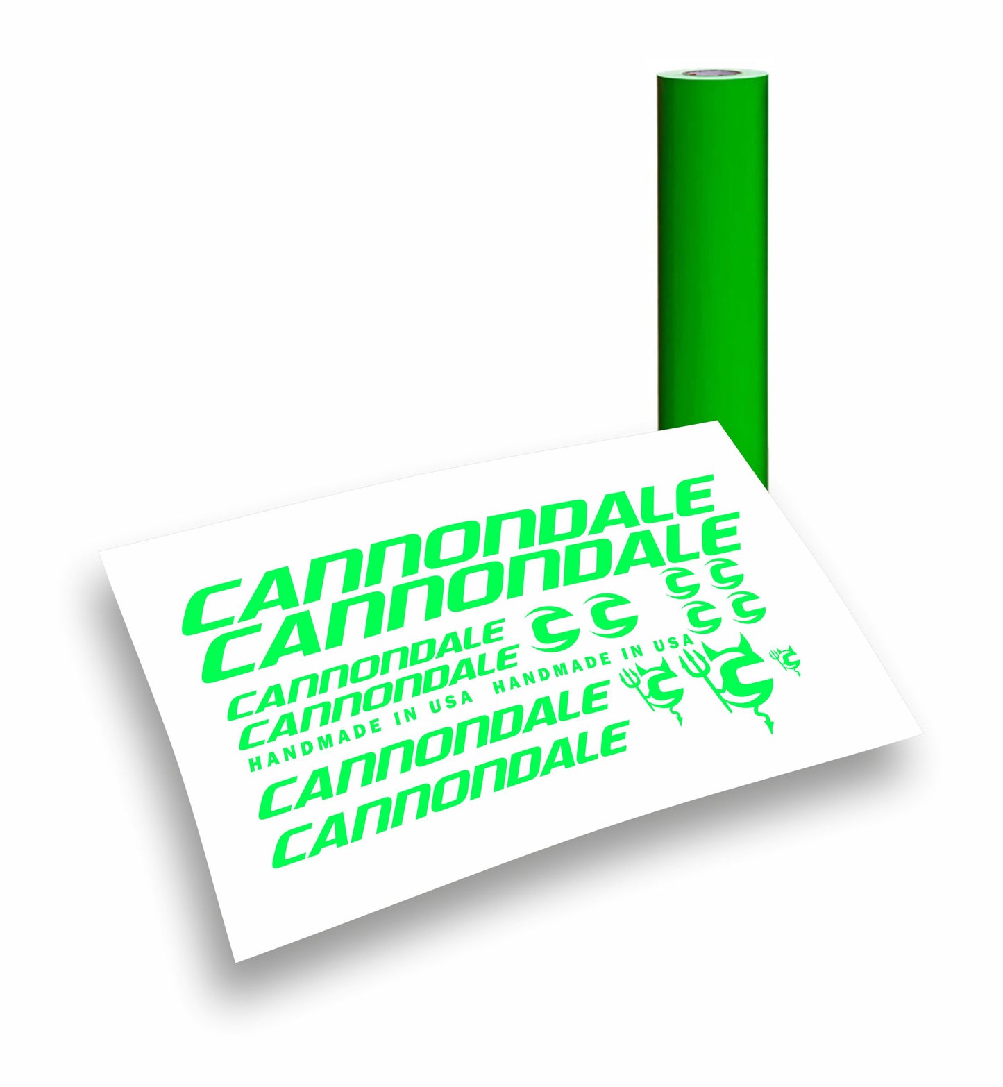 Cannondale kit adesivi per mountain bike completo 14 pezzi