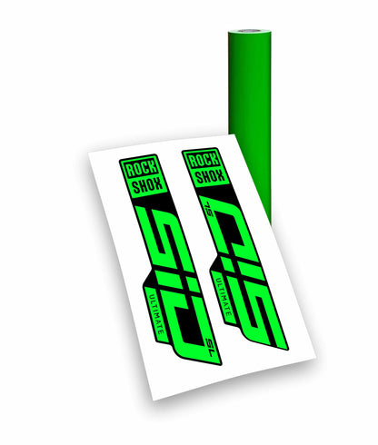 Rock Shox kit sid ultimate sl 2021 adesivi bicicletta colore personalizzato con fondo