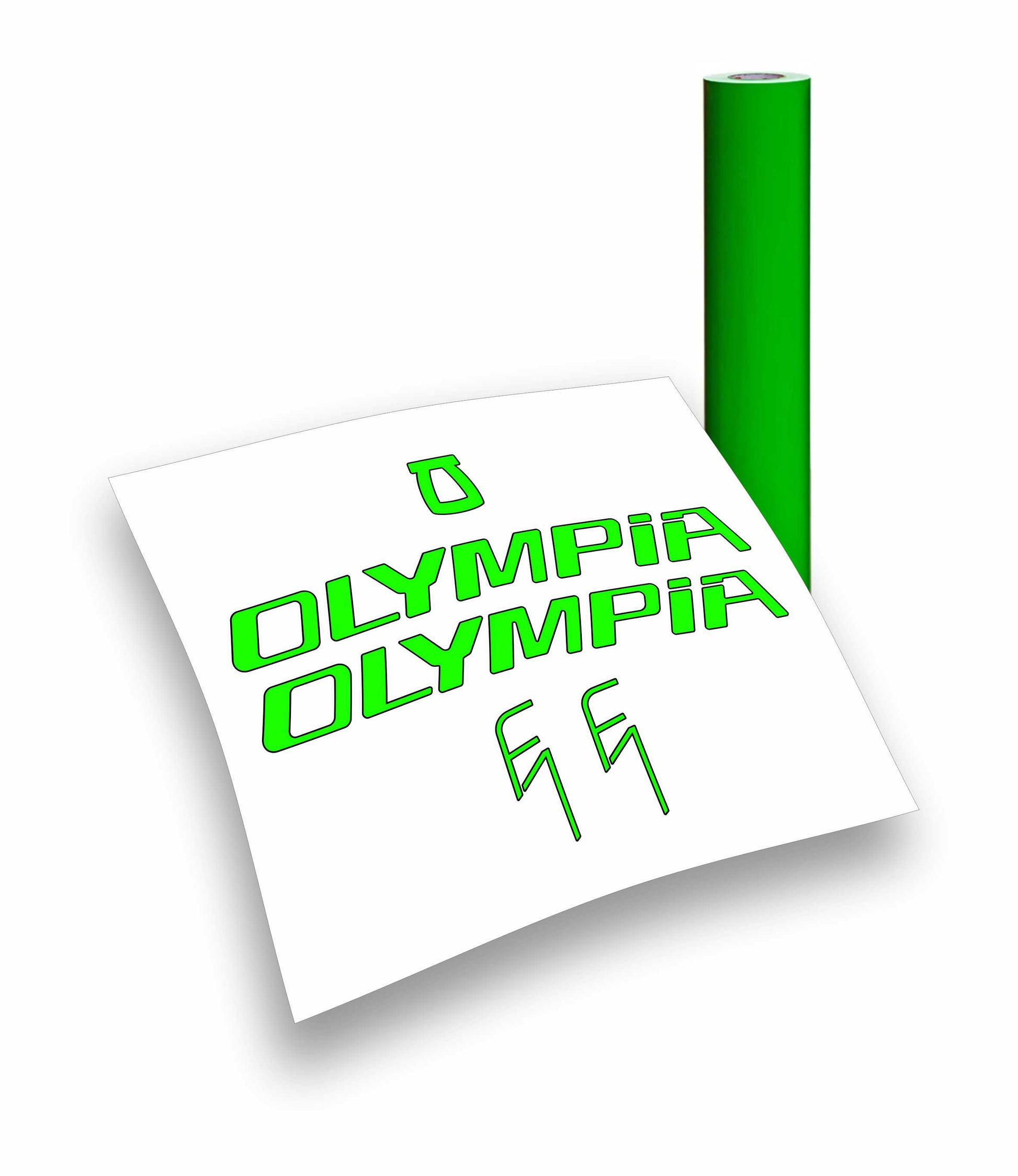 Adesivi Bici OLYMPIA – 8 Sticker Lucidi Mod.2 Per Telaio E Personalizzazione Vintage