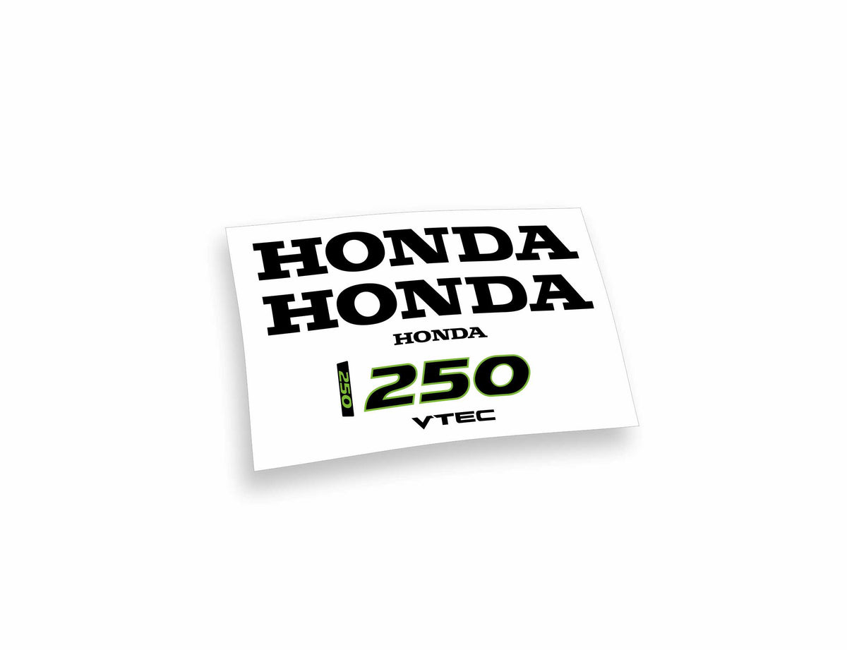 Honda 250 vtec adesivi sticker motoscafo barche motore