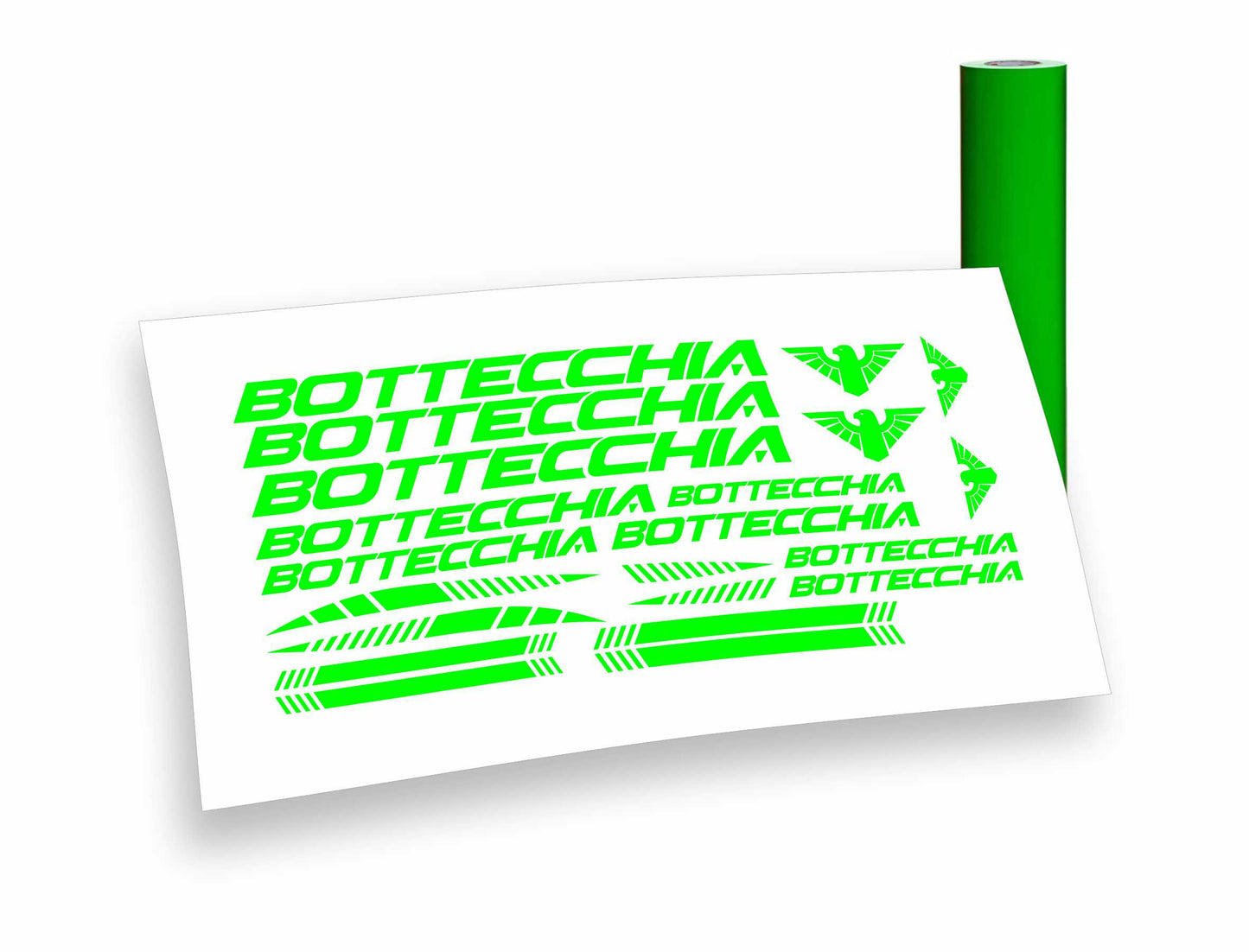 Bottecchia kit adesivi completo 22 pezzi per mountain bike e bici da corsa