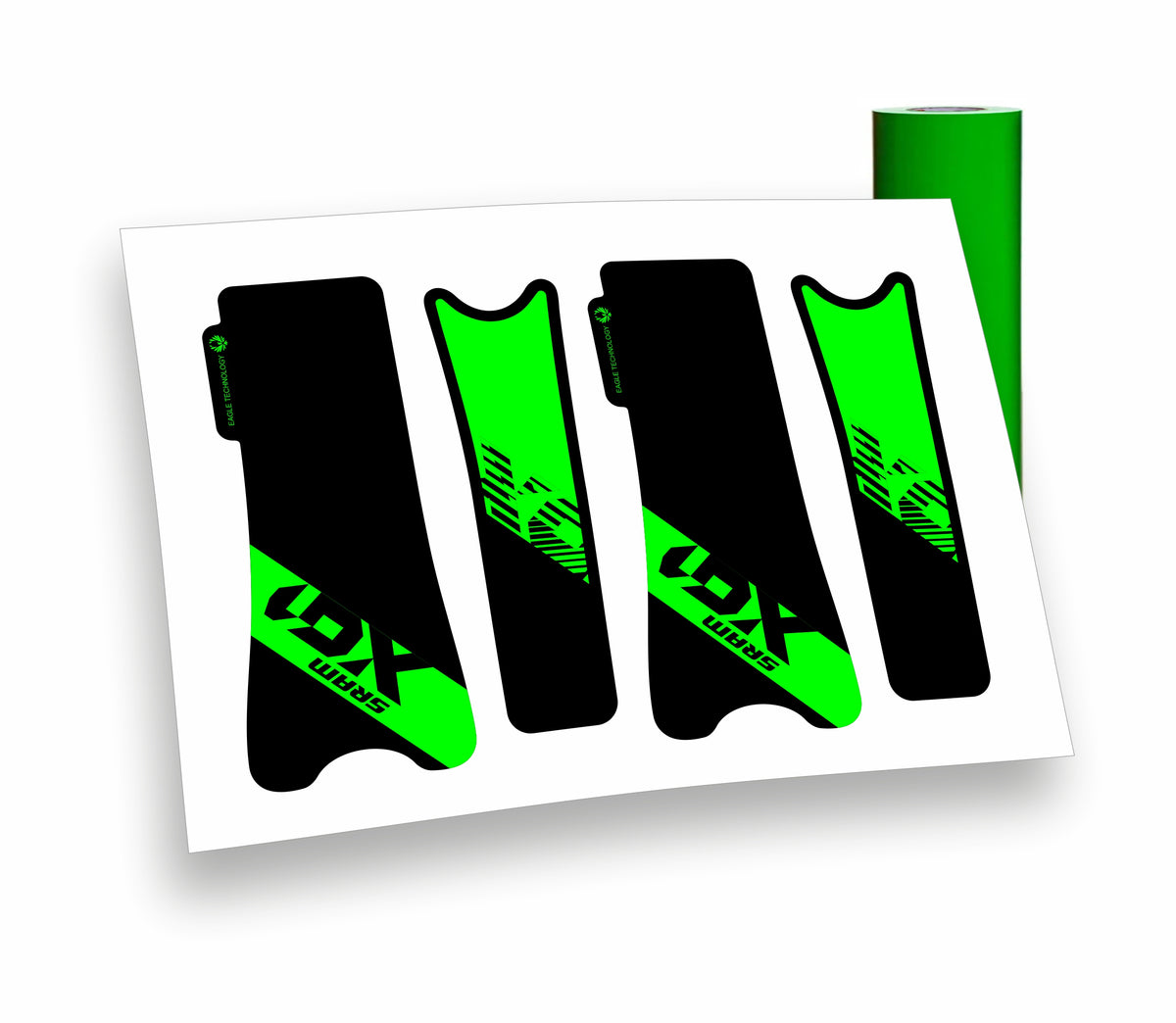 Sram x01 eagle adesivi stickers pedivelle