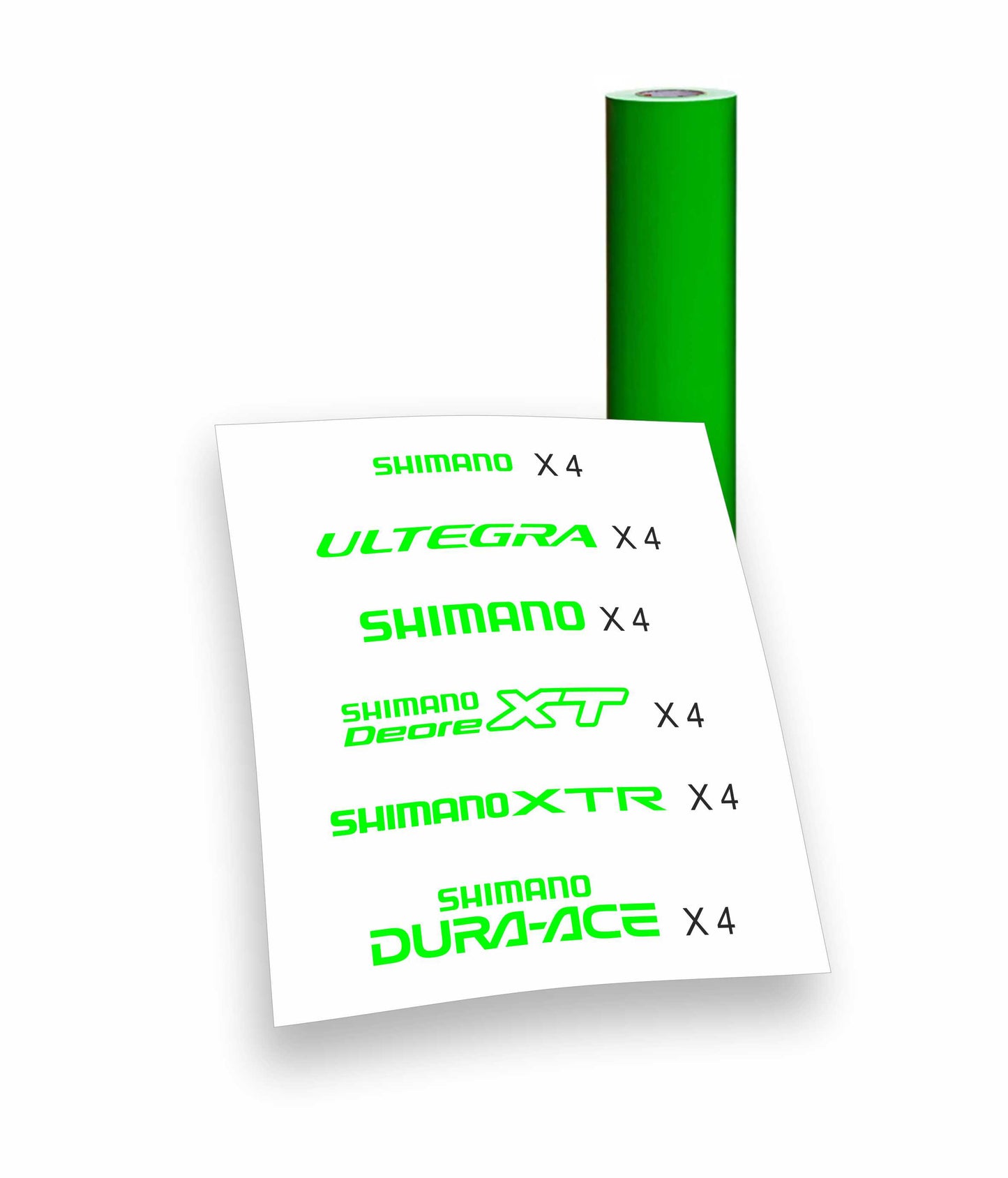 Shimano XT Deore XTR Dura-Ace Ultegra kit adesivi