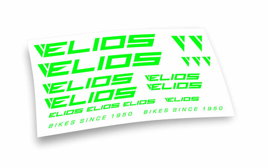 Elios adesivi bicicletta colori personalizzabili 17pezzi