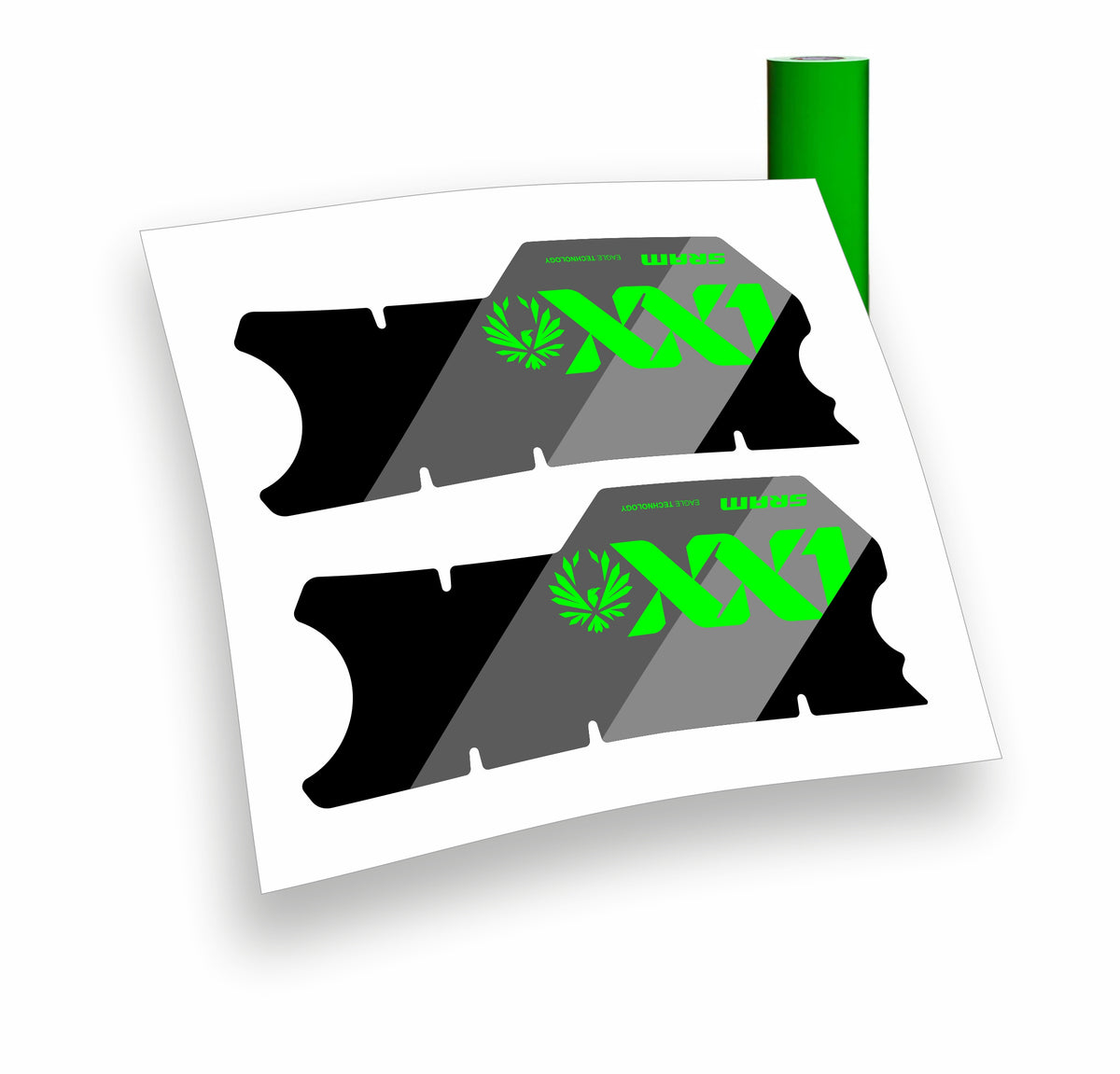 Sram XX1 Eagle Axs DUB adesivi sticker per pedivelle