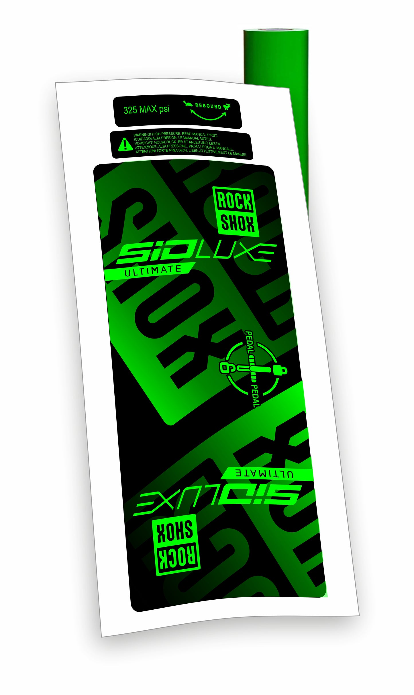 Rock Shox kit Sid Luxe Ultimate Blocco Pedivella adesivi bicicletta colore personalizzato