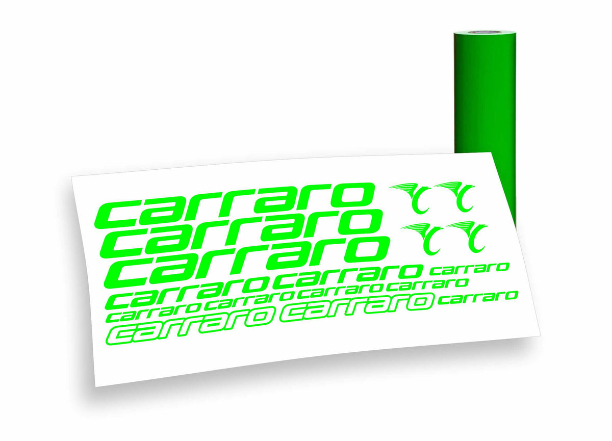 Carraro kit adesivi bicicletta da corsa e mountain bike colore personalizzato