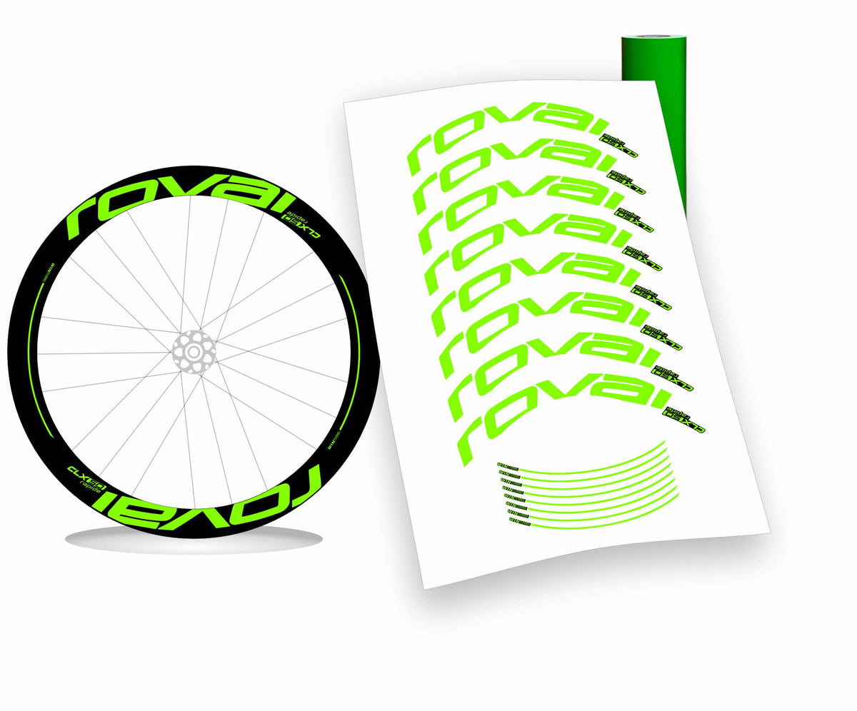 Roval CLX 50 rapide scritte piene kit adesivi per cerchi bicicletta da corsa